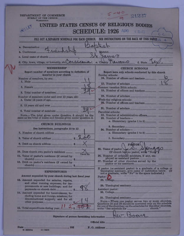 Scan of Negro Baptists: 21227