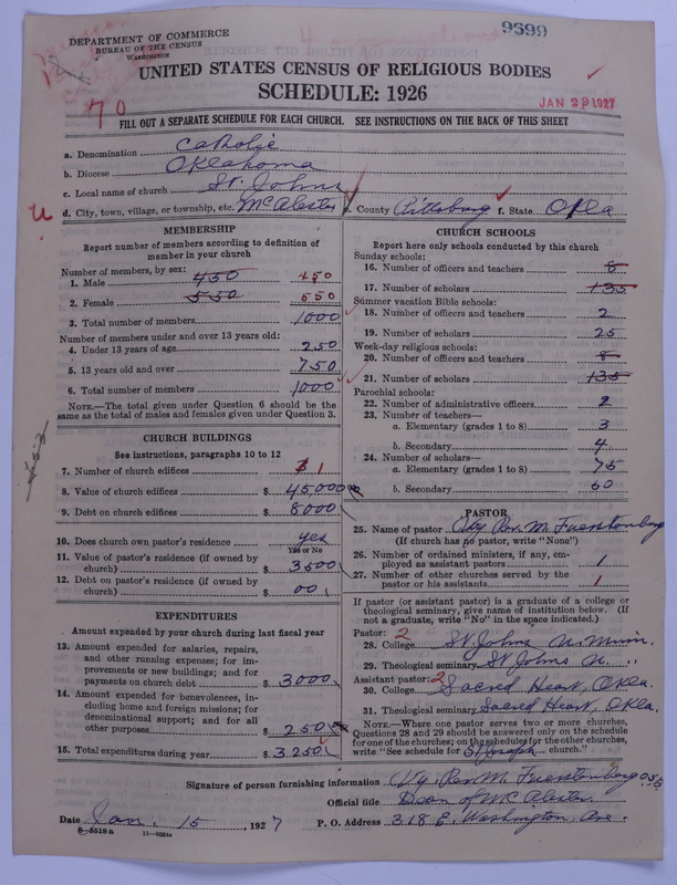 Scan of Roman Catholic Church: 9699