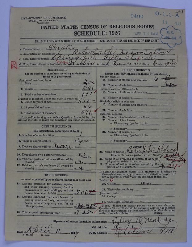 Scan of Negro Baptists: 9400