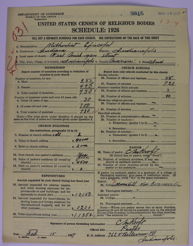 Scan of Methodist Episcopal Church: 8816