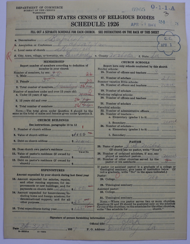 Scan of Negro Baptists: 6965