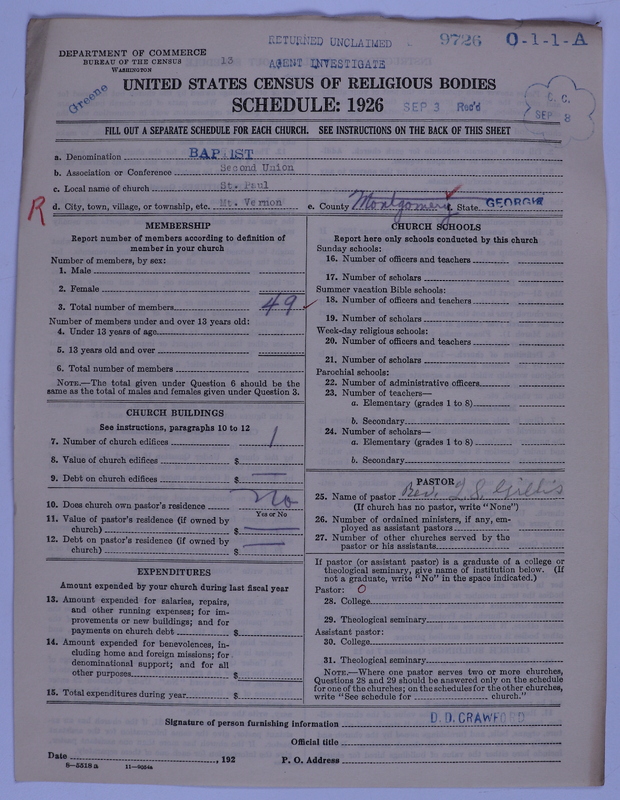 Scan of Negro Baptists: 9726