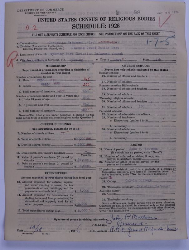 Scan of Christian Reformed Church: 88