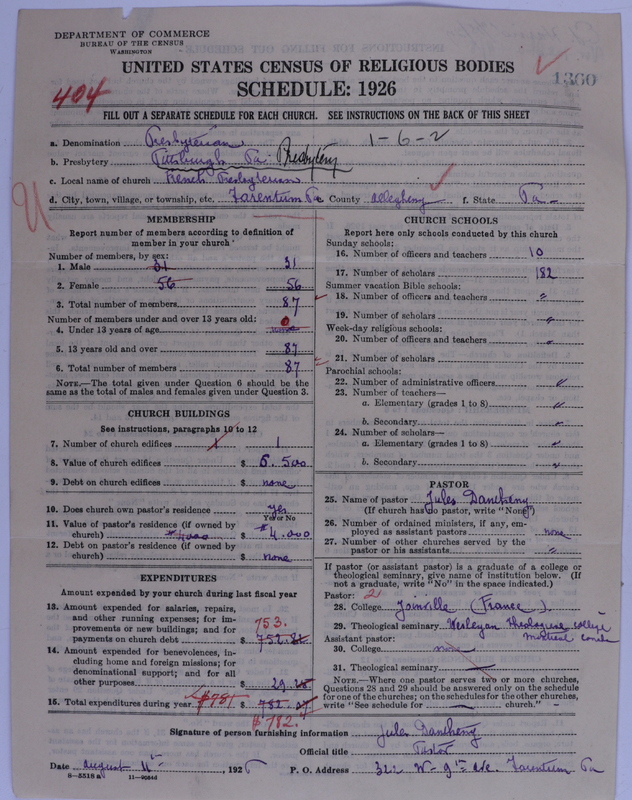 Scan of Presbyterian Church in the United States of America: 1360