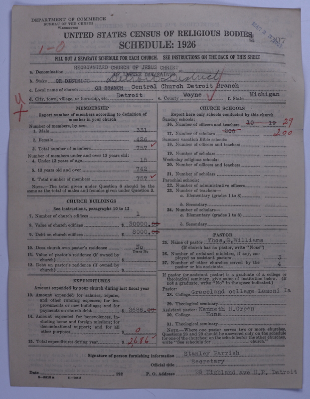 Scan of Reorganized Church of Jesus Christ of Latter Day Saints: 207