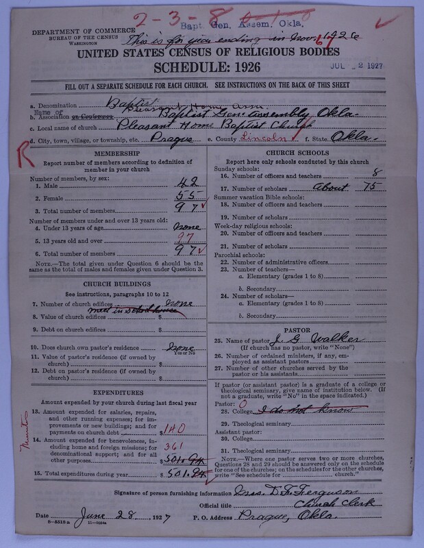 Scan of Missionary Baptist General Assembly of Oklahoma: 67
