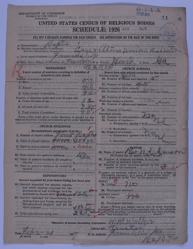 Scan of Negro Baptists: 9200