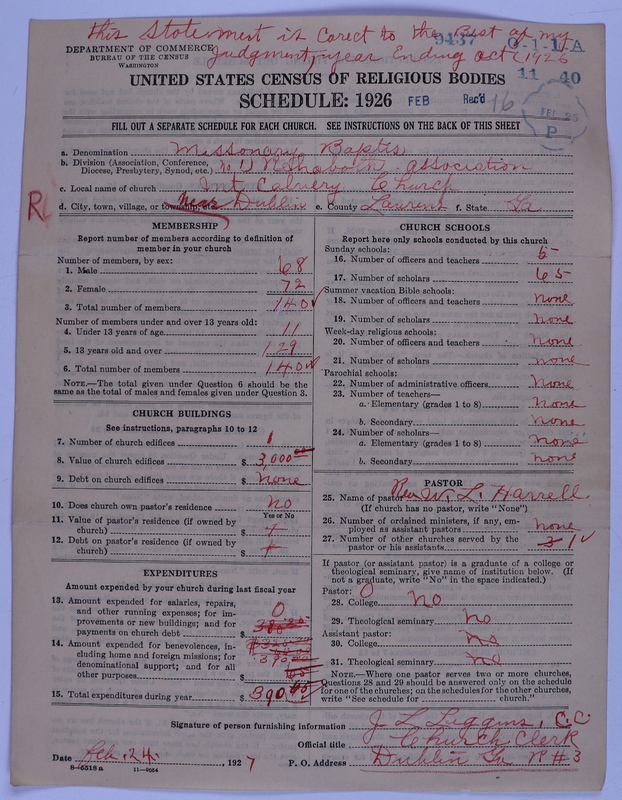 Scan of Negro Baptists: 9437