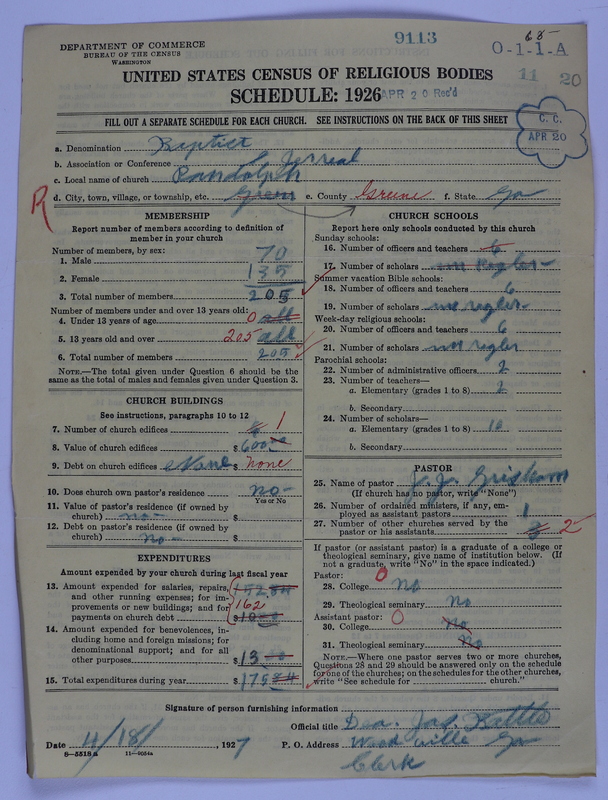 Scan of Negro Baptists: 9113