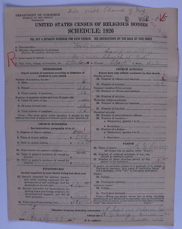 Scan of Church of God (Headquarters, Anderson, Ind.): 734