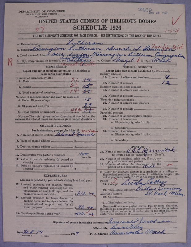 Scan of Norwegian Lutheran Church of America: 2470