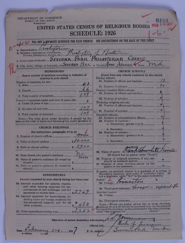 Scan of Presbyterian Church in the United States of America: 6181