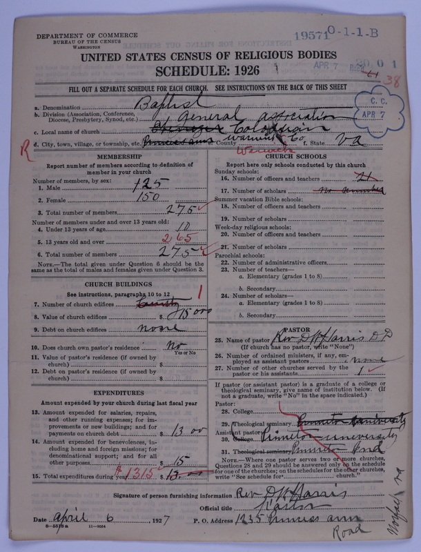 Scan of Negro Baptists: 19571