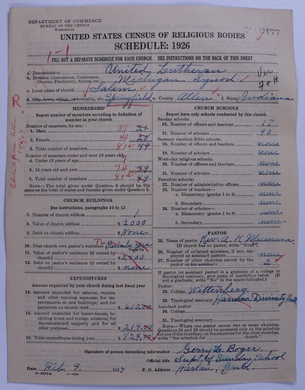 Scan of United Lutheran Church in America: 2177