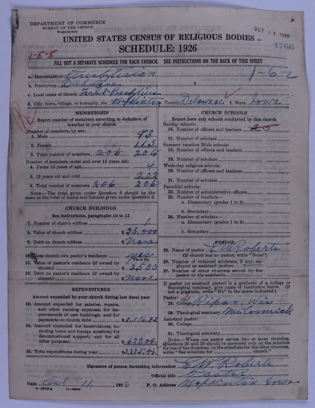Scan of Presbyterian Church in the United States of America: 4766