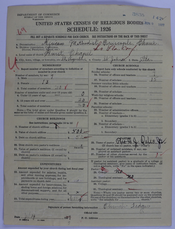 Scan of African Methodist Episcopal Church: 3835
