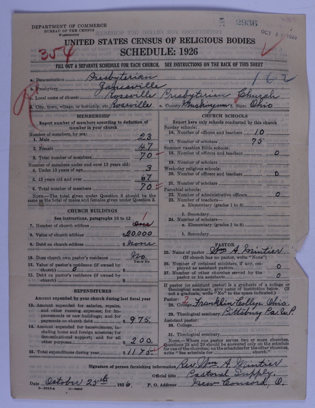 Scan of Presbyterian Church in the United States of America: 2936