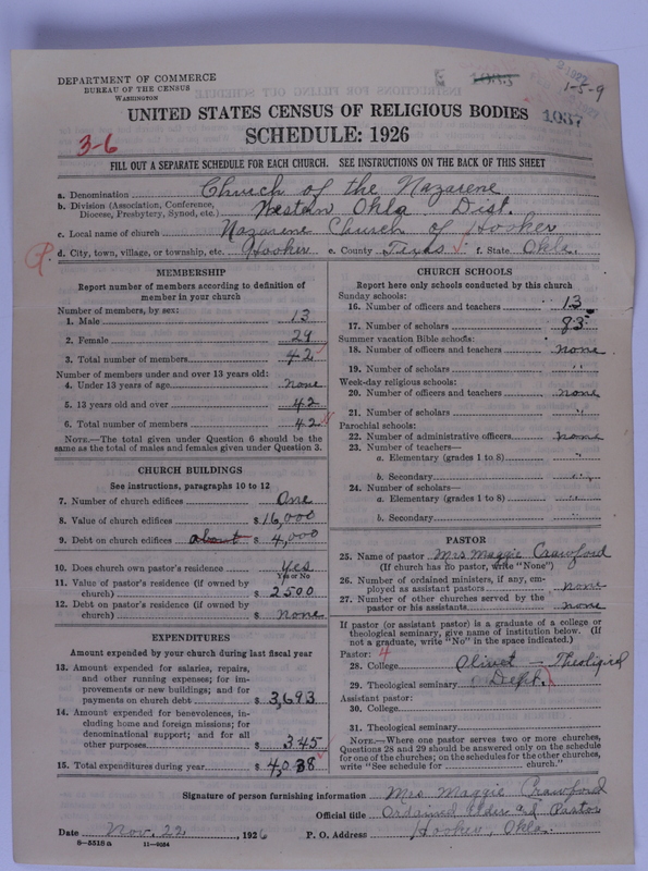 Scan of Church of the Nazarene: 1037