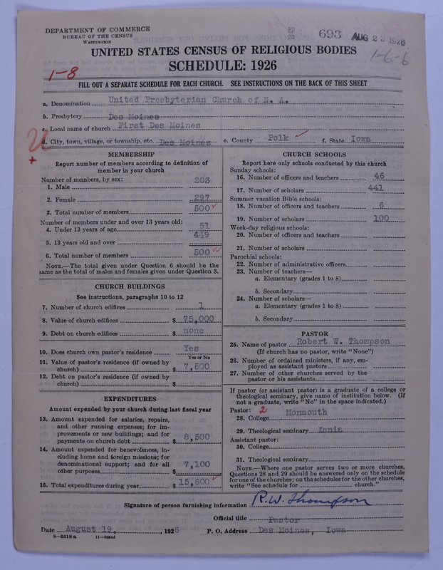 Scan of United Presbyterian Church of North America: 693