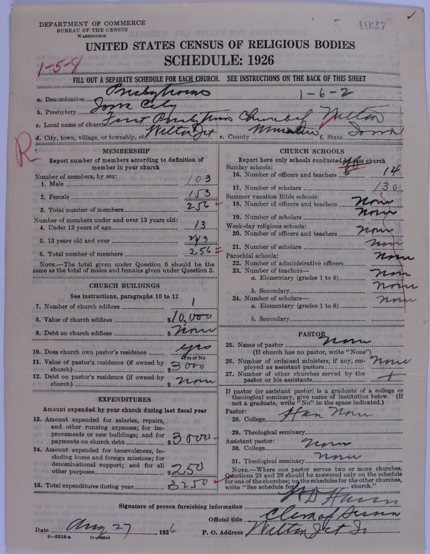 Scan of Presbyterian Church in the United States of America: 4927