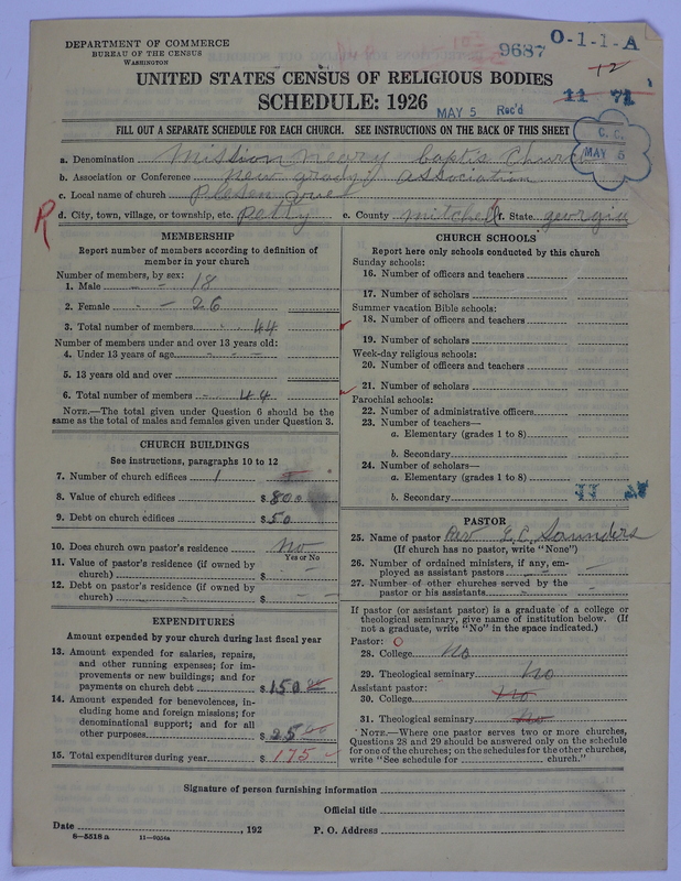 Scan of Negro Baptists: 9687