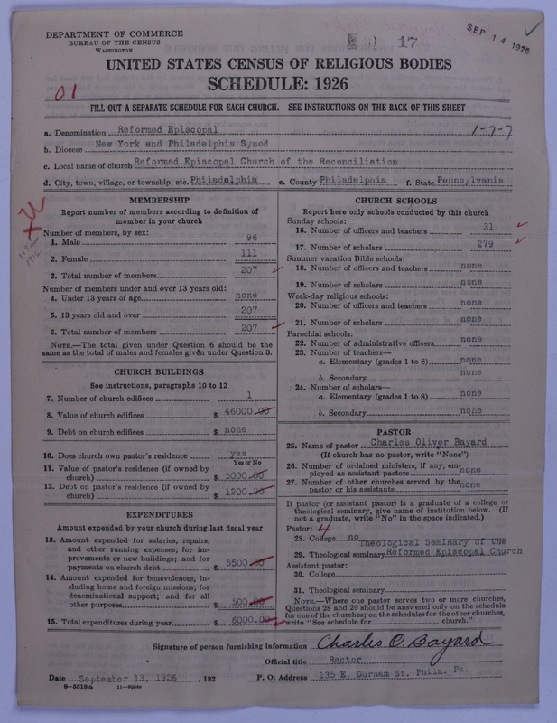 Scan of Reformed Episcopal Church: 17