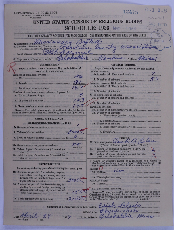 Scan of Negro Baptists: 12475