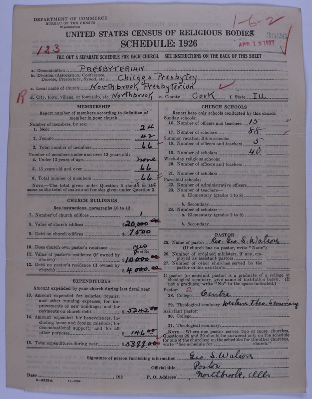 Scan of Presbyterian Church in the United States of America: 3526