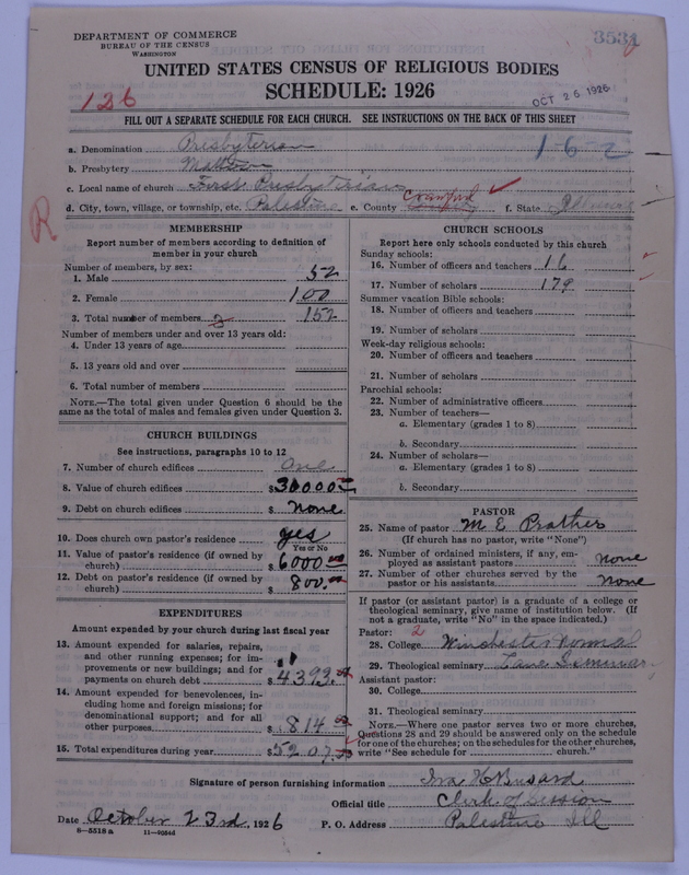 Scan of Presbyterian Church in the United States of America: 3531