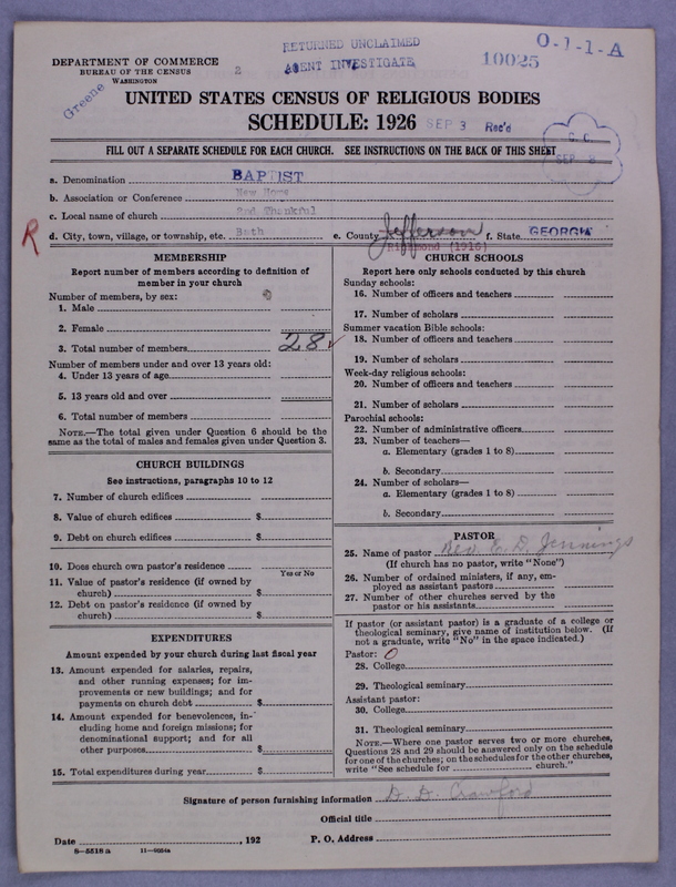Scan of Negro Baptists: 10025