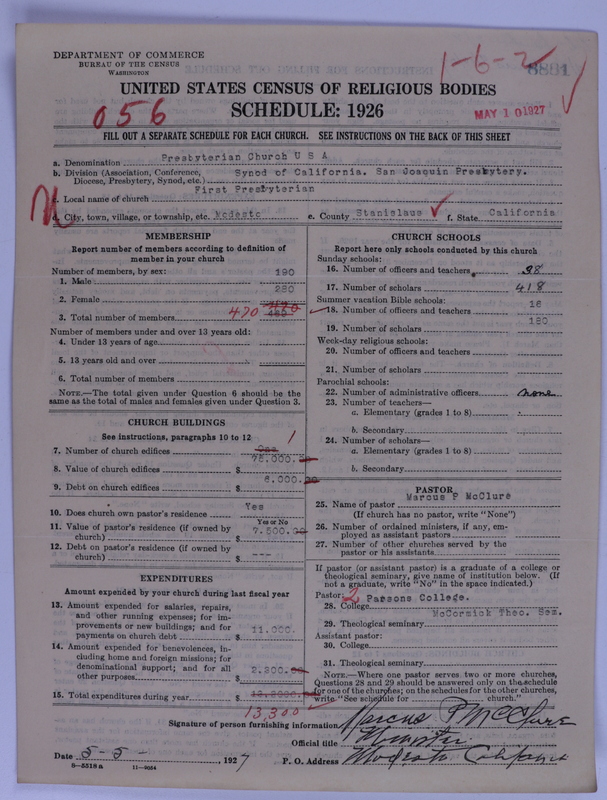 Scan of Presbyterian Church in the United States of America: 8881