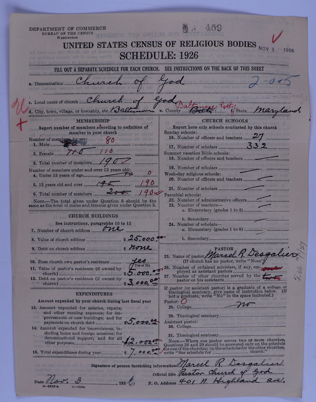 Scan of Church of God (Headquarters, Anderson, Ind.): 459