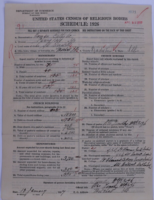 Scan of Roman Catholic Church: 891