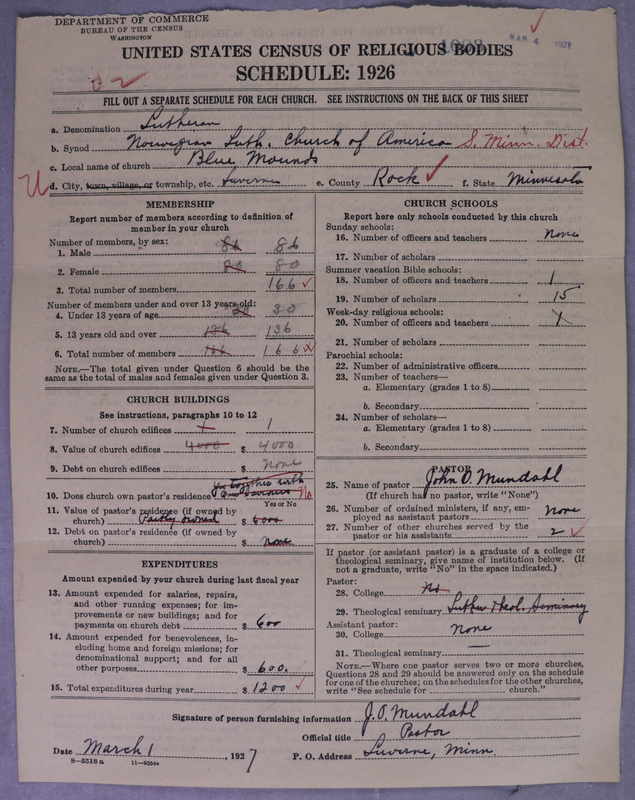 Scan of Norwegian Lutheran Church of America: 1093