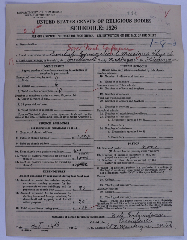 Scan of Swedish Evangelical Mission Covenant of America: 114