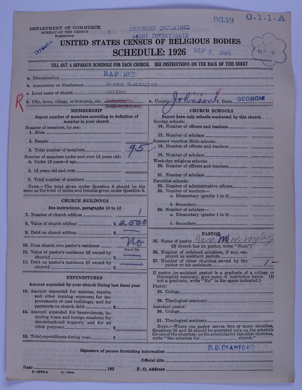 Scan of Negro Baptists: 9359