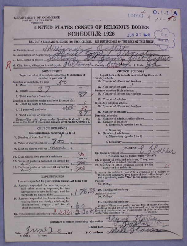 Scan of Negro Baptists: 10093