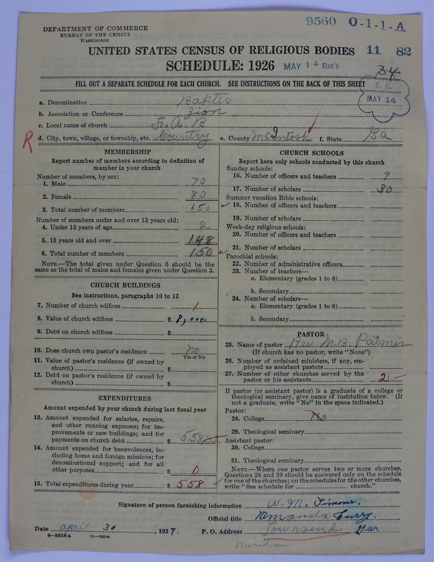 Scan of Negro Baptists: 9560