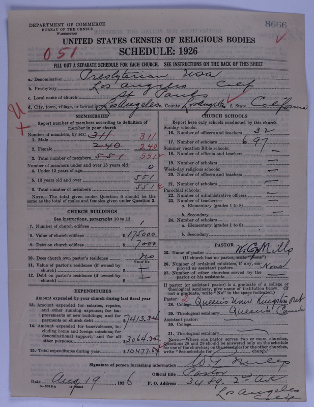 Scan of Presbyterian Church in the United States of America: 8666