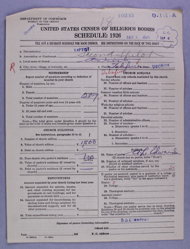 Scan of Negro Baptists: 10235