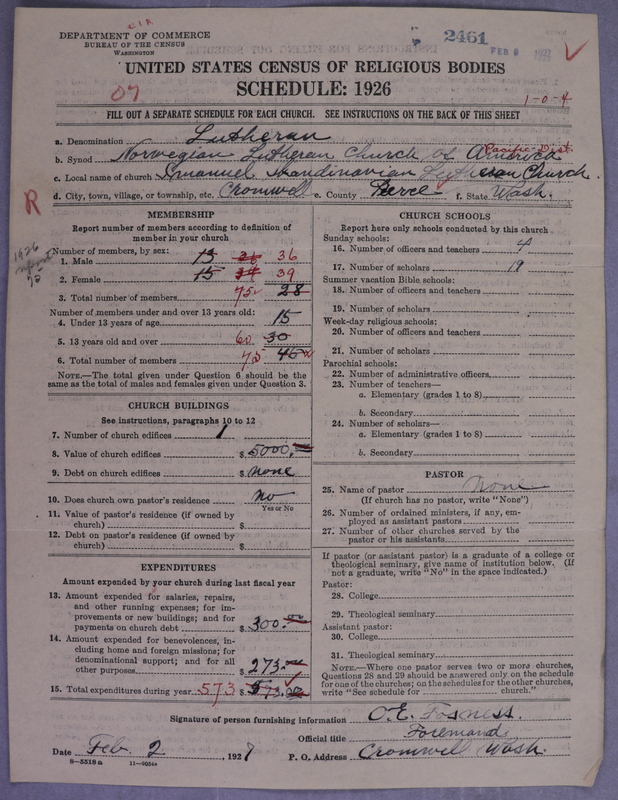Scan of Norwegian Lutheran Church of America: 2462