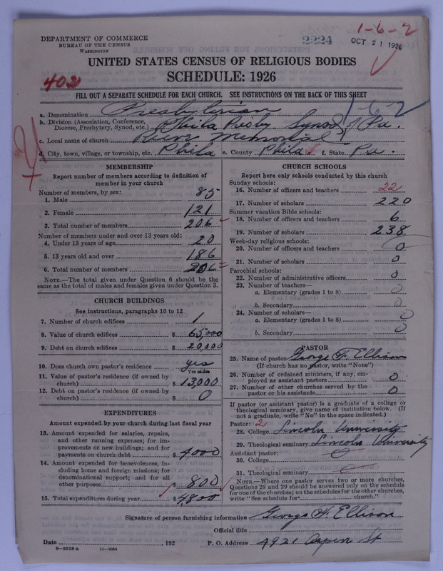 Scan of Presbyterian Church in the United States of America: 2224