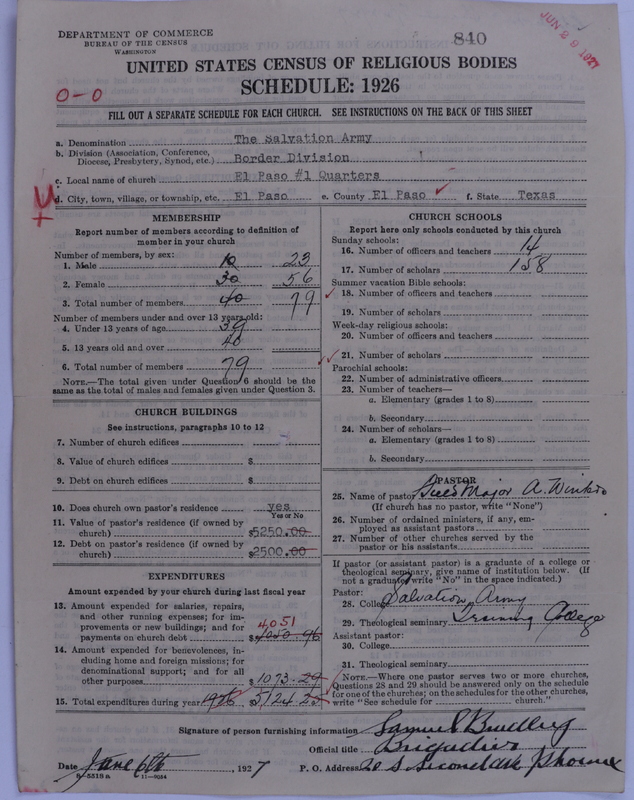 Scan of Salvation Army: 840