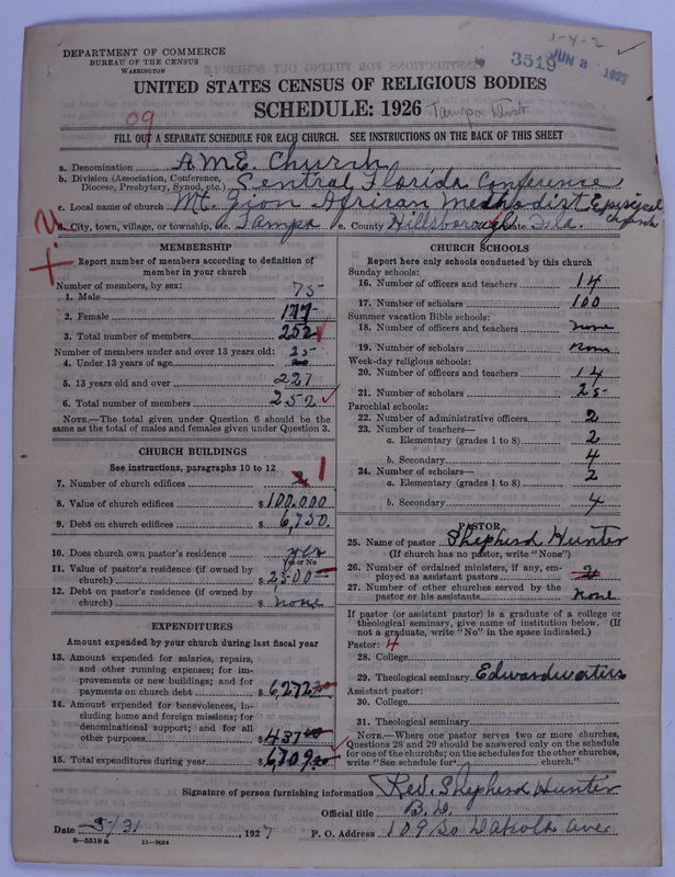 Scan of African Methodist Episcopal Church: 3519