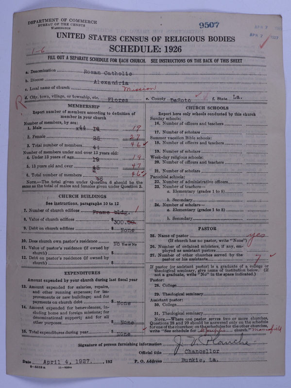 Scan of Roman Catholic Church: 9507