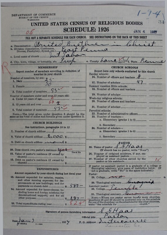 Scan of Church of the United Brethren in Christ: 340