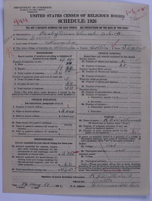 Scan of Presbyterian Church in the United States: 7527