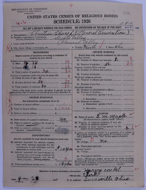 Scan of Christian Church (General Convention of the Christian Church): 356