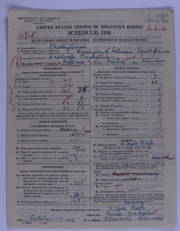 Scan of Presbyterian Church in the United States of America: 6031