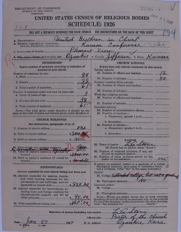 Scan of Church of the United Brethren in Christ: 2186